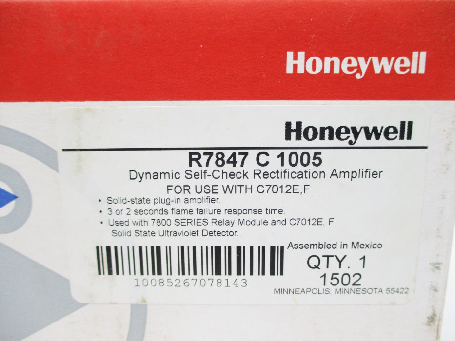 HONEYWELL R7847C1005 1.25VDC NSMP