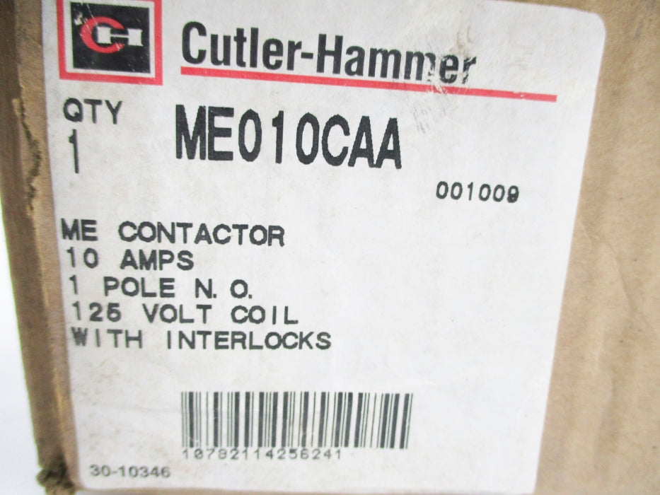 CUTLER HAMMER ME010CAA 125VDC NSMP