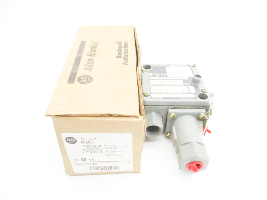 ALLEN BRADLEY 836T-T303J SER. A 120-600VAC 60A 175-650PSI (BR/WH) NSMP