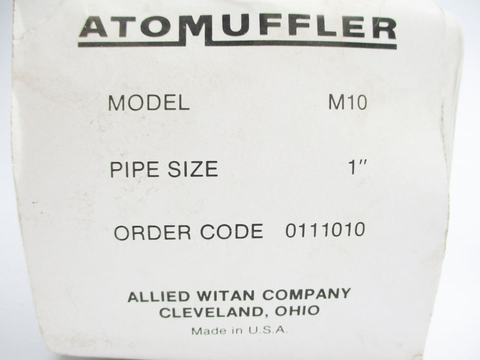 AUTOMUFFLER 0111010 M10 1" NSMP
