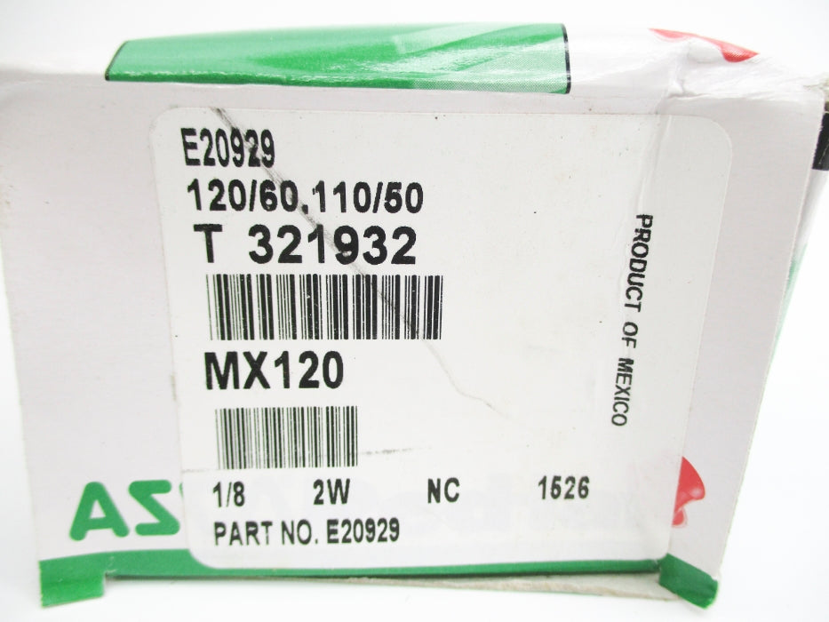 ASCO E20929 110/120V 125PSI 1/8" NSMP