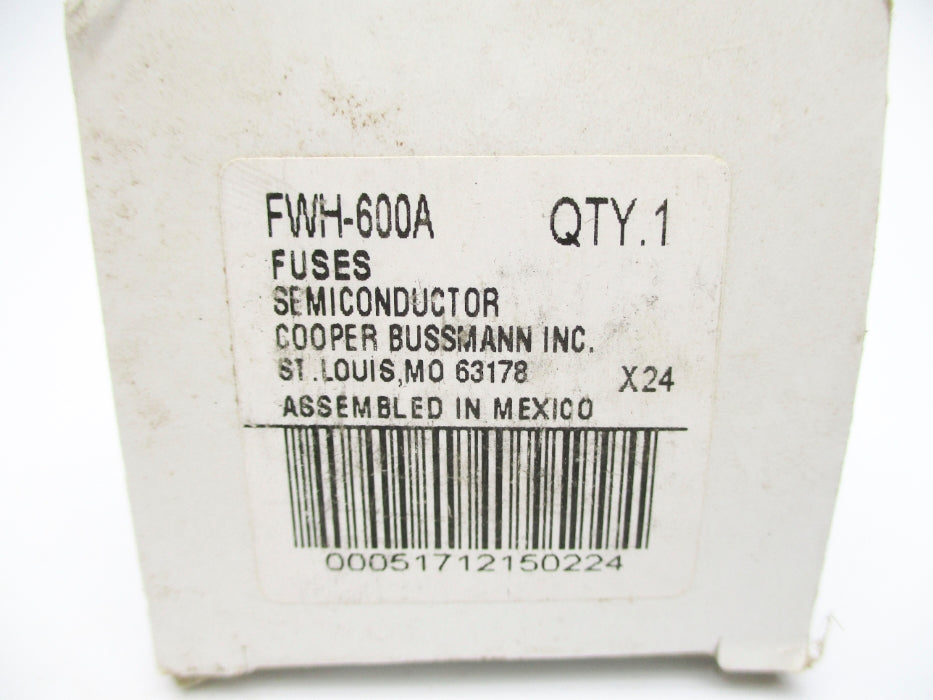 BUSSMANN FWH-600A 500VAC/DC 600A (WH/WH) NSMP