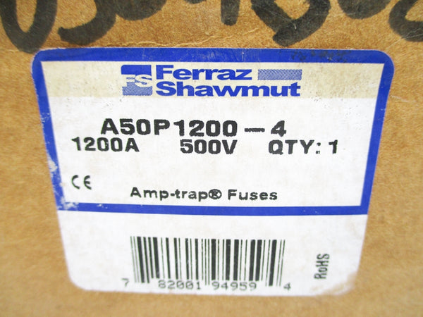 FERRAZ SHAWMUT A50P1200-4 500VAC 1200A NSMP