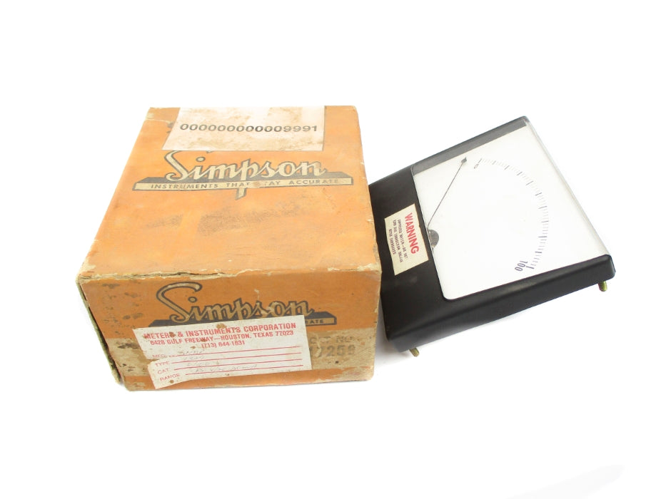 SIMPSON 17259 1329 0-100DC NSMP