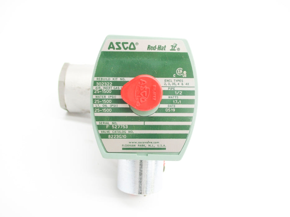 ASCO 8223G10 110/120V 25-1500PSI 1/2" NSNP