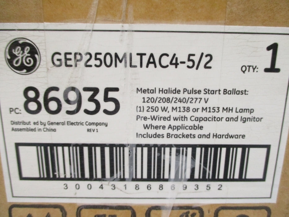GENERAL ELECTRIC GEP250MLTAC4-5/2 86935 NSMP