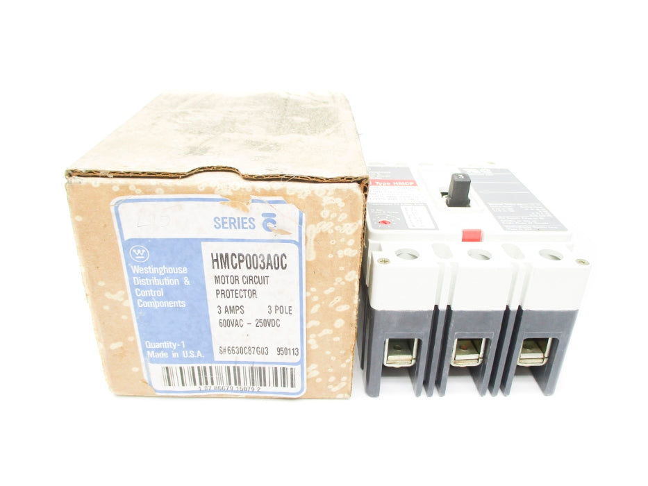 WESTINGHOUSE HMCP003A0C SER. C 600VAC 3A NSMP