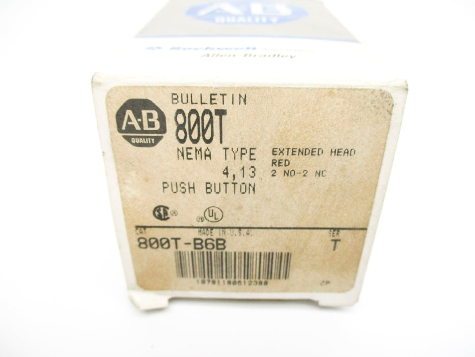 ALLEN BRADLEY 800T-B6B SER. T (GY/BL) NSMP