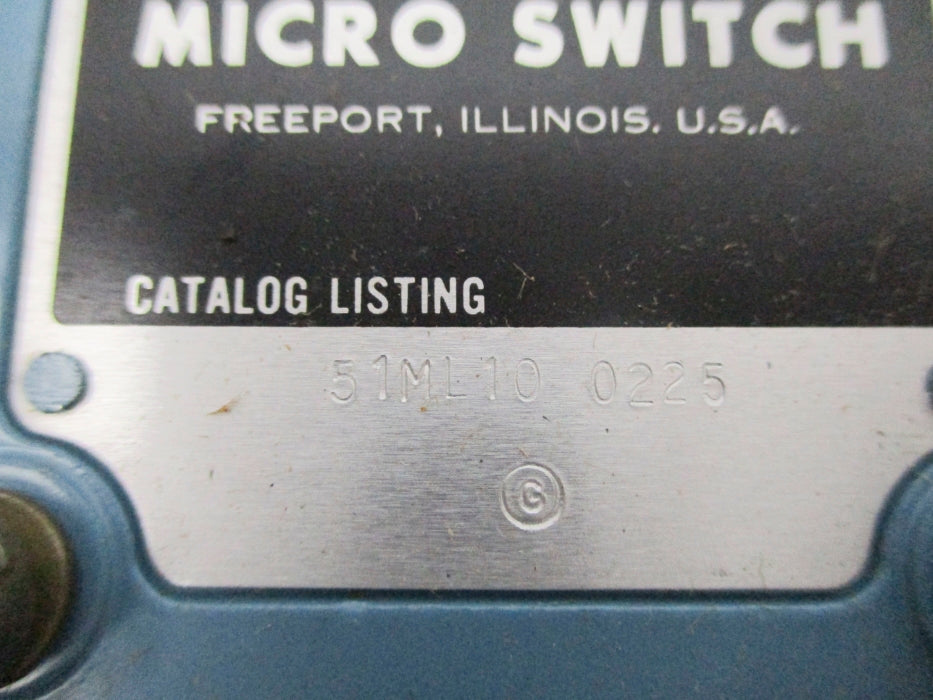 MICRO SWITCH 51ML10 600VAC 20A NSNP