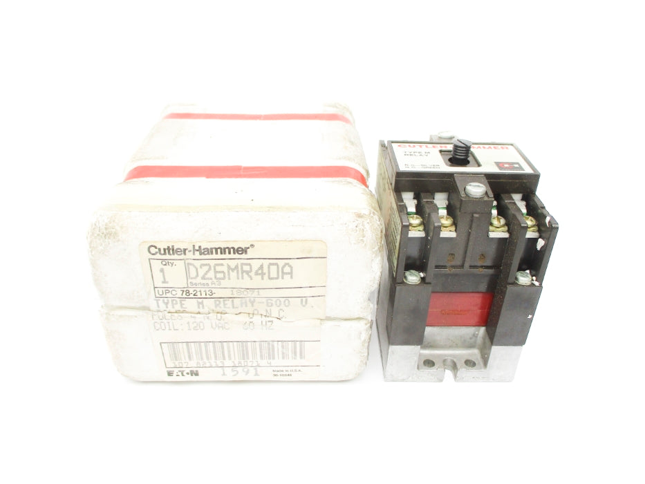 CUTLER HAMMER D26MR40A SER. A3 120VAC NSMP