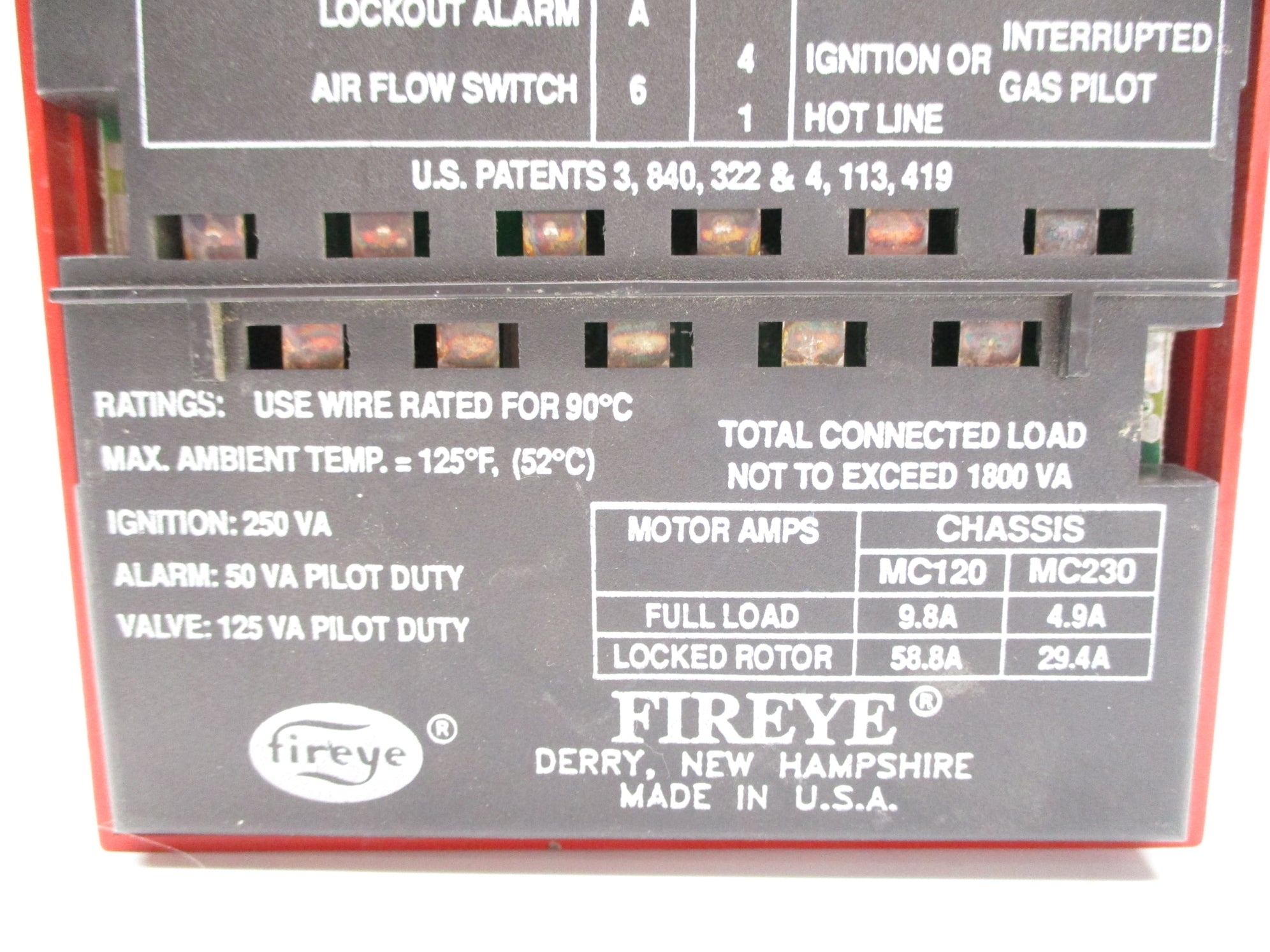 FIREYE MC120 NSNP