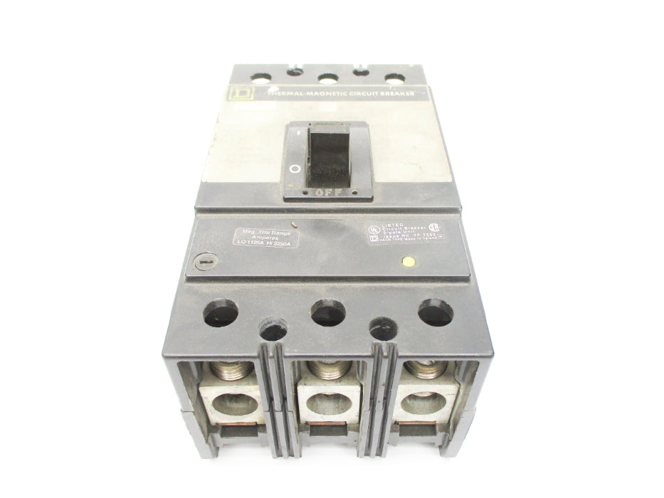 SQUARE D KAL36225 SER. 2 225A 600VAC (GREY) UNMP