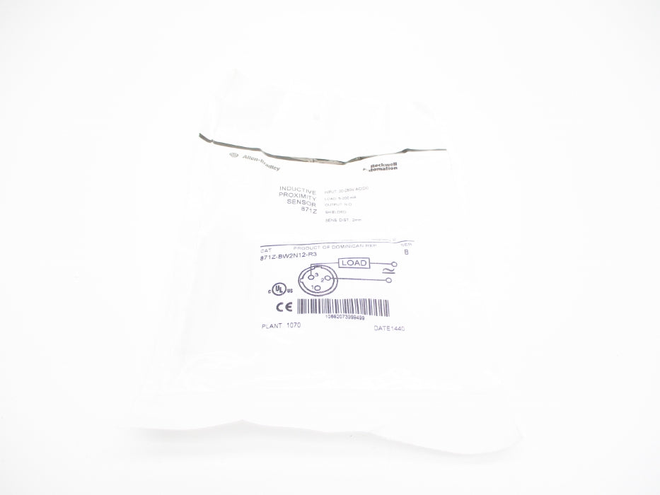 INDUSTRIAL SPARE PART 871Z-BW2N12-R3 SER. B 20-250VAC/DC NSMP