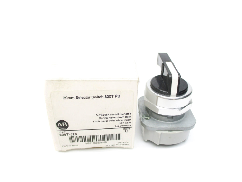 ALLEN BRADLEY 800T-J20 SER. U (WH) NSMP
