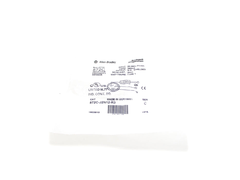 ALLEN BRADLEY 872C-J2N12-R3 SER. C NSMP