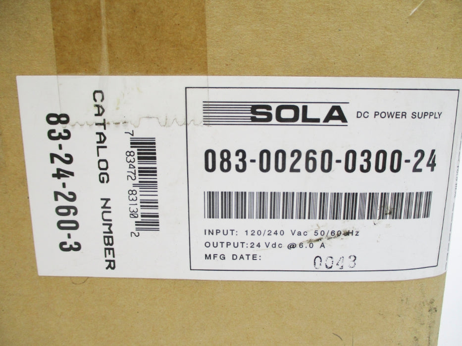 SOLA 083-00260-0300-24 NSMP