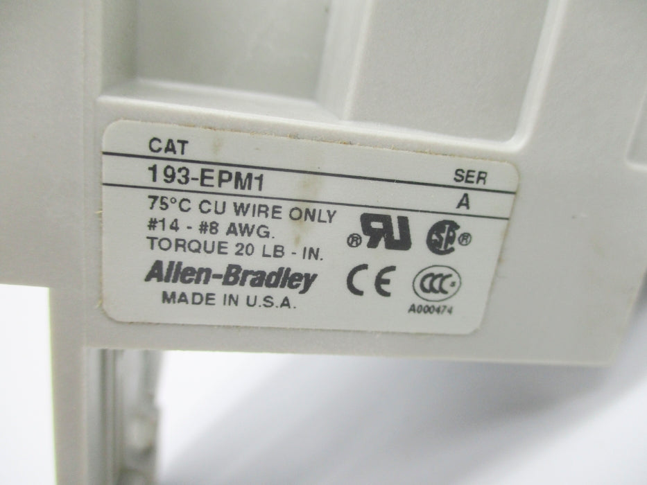 INDUSTRIAL SPARE PART 193-EPM1 SER. A NSNP