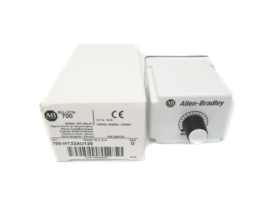 INDUSTRIAL SPARE PART 700-HT22AU120 SER. D 120VAC/DC 10A 0.1-10S (WH) NSMP