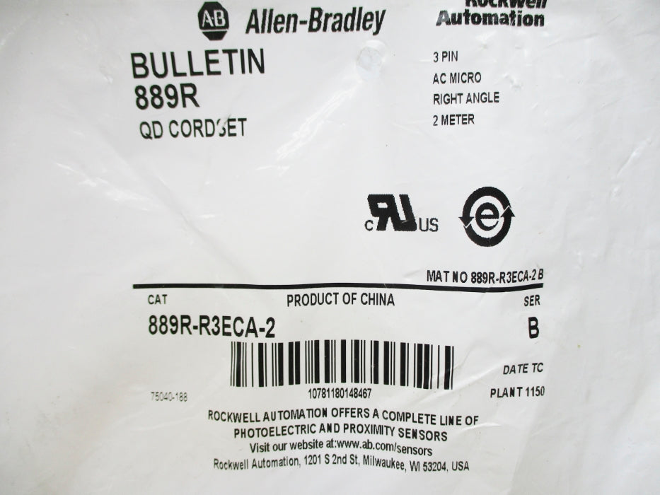 ALLEN BRADLEY 889R-R3ECA-2 SER. B 250V 4A NSMP
