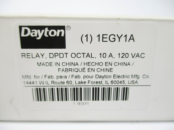 DAYTON 1EGY1A 10A 120VAC NSNP