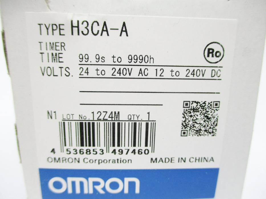 OMRON H3CA-A 24-240VAC 3A 99.9s-9990h NSMP