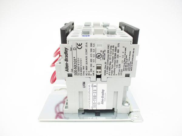 ALLEN BRADLEY 505-TOD-23 SER. D 110/115-120V 9A (BR/WH) NSMP