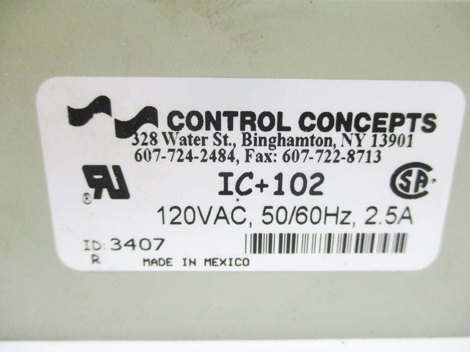 CONTROL CONCEPTS IC+102 UNMP