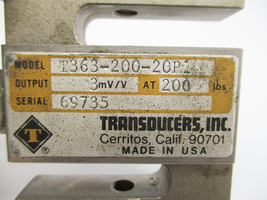 TRANSDUCERS INC T363-200-20P1 UNMP
