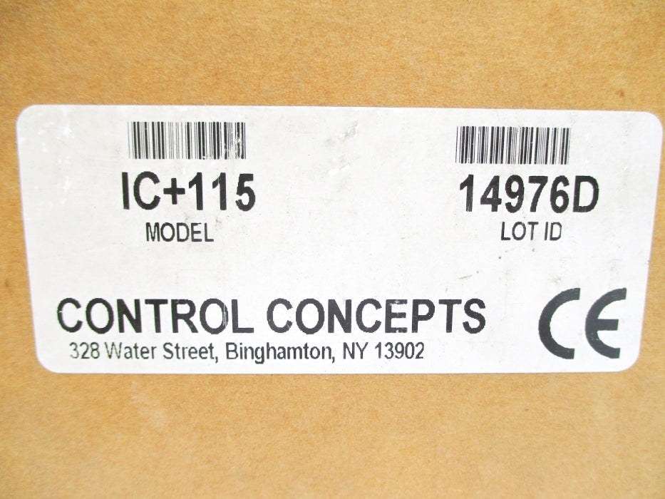 CONTROL CONCEPTS IC+115 120VAC 15A NSMP