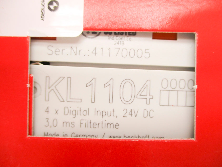 BECKHOFF KL1104 24VDC NSMP