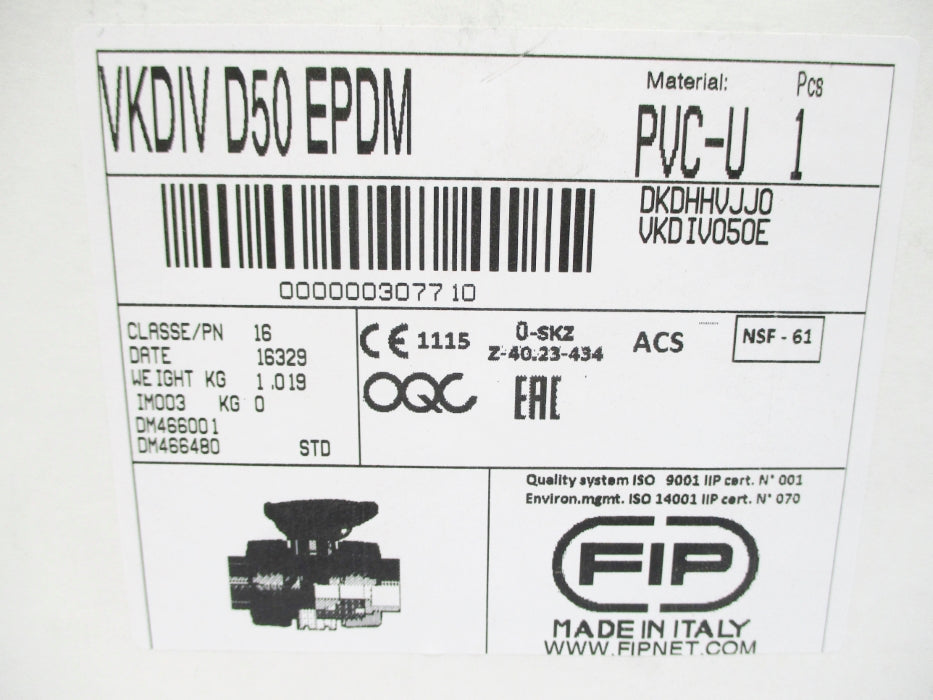 FIP VKDIVD50EPDM NSMP