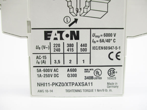 EATON NHI11-PKZ0/XTPAXSA11 6000V 5A NSNP
