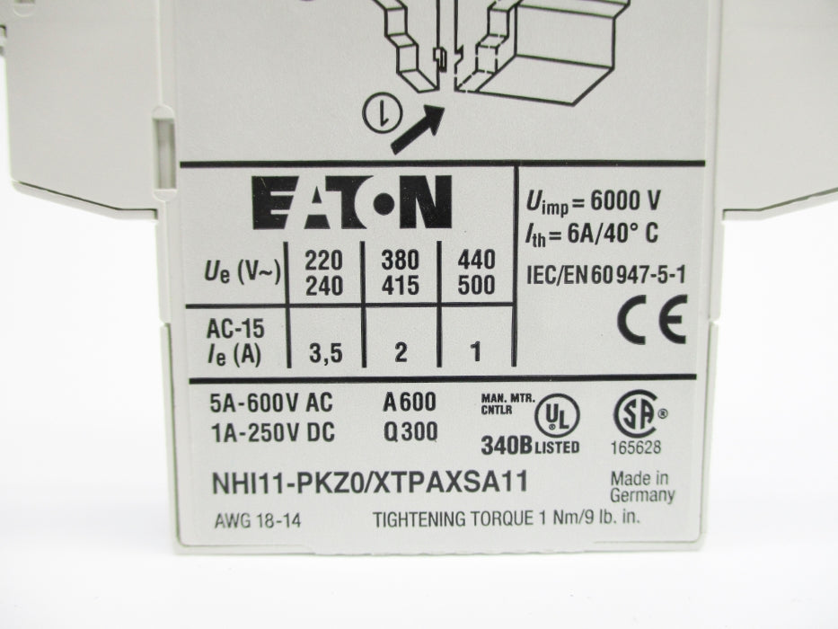 EATON NHI11-PKZ0/XTPAXSA11 6000V 5A NSNP