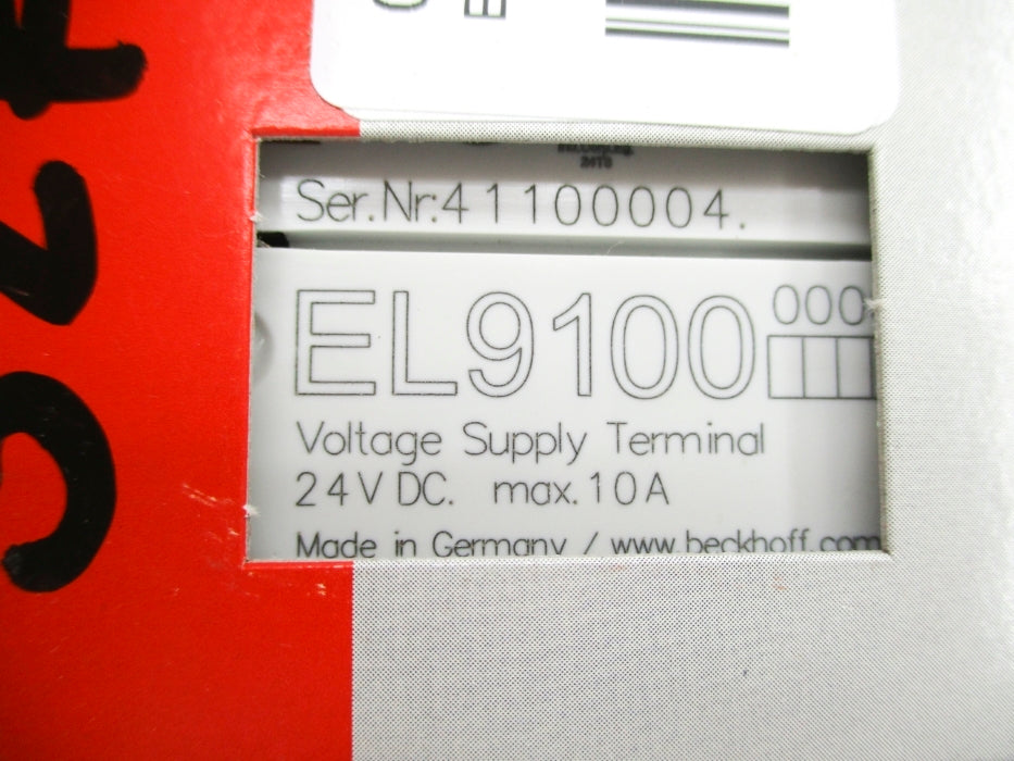 BECKHOFF EL9100 24VDC 10A NSMP