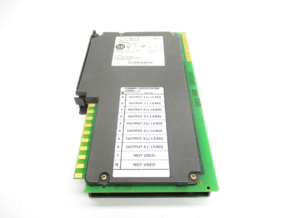 ALLEN BRADLEY 1771-OFE2 SER. B F/W B 5VDC 1.4A (NO TERMINAL)  UNMP
