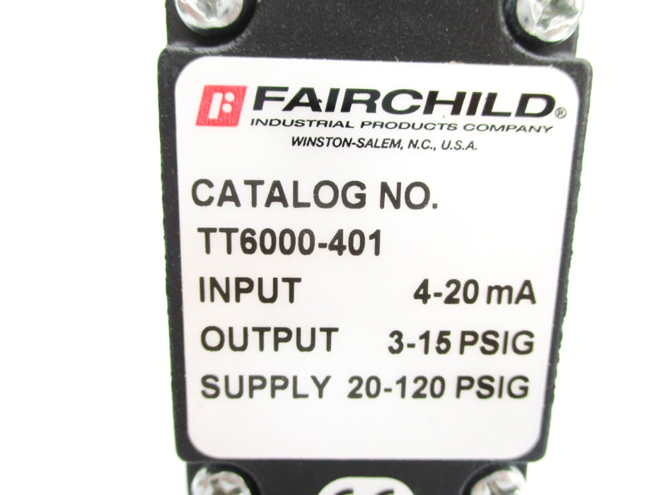 FAIRCHILD TT6000-401 20-120PSI NSNP