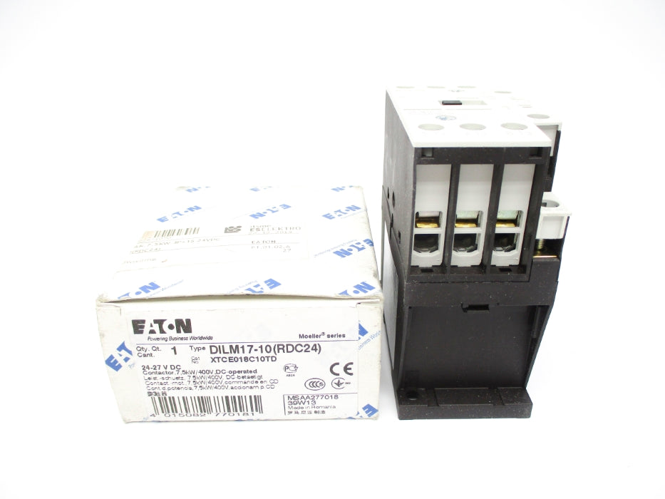 EATON DILM17-10(RDC24) XTCE018C10TD 24-27VDC NSMP