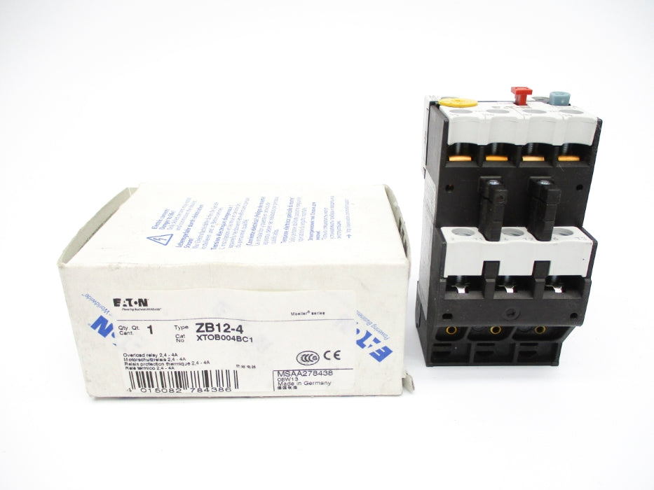 EATON XTOB004BC1 ZB12-4 690V 2.4-4A NSMP