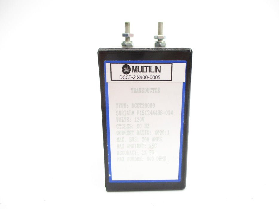 GENERAL ELECTRIC DCCT-2X400-0005 120V NSNP