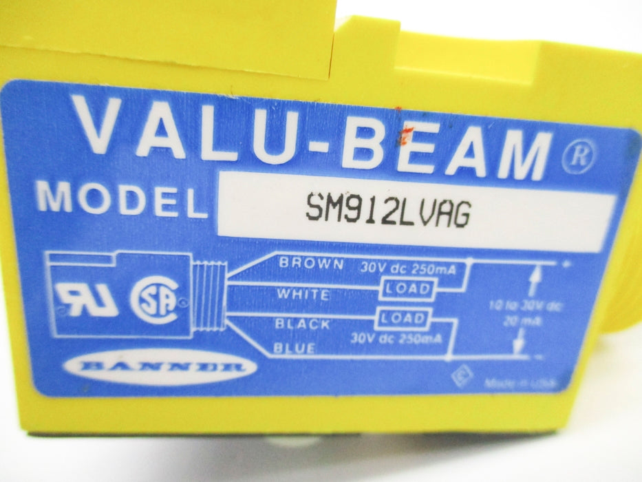 BANNER ENGINEERING SM912LVAG NSNP