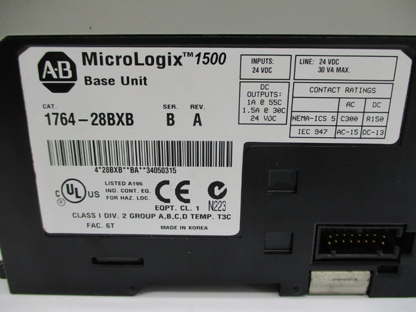 ALLEN BRADLEY 1764-28BXB SER. B 24VDC REV. A NSNP