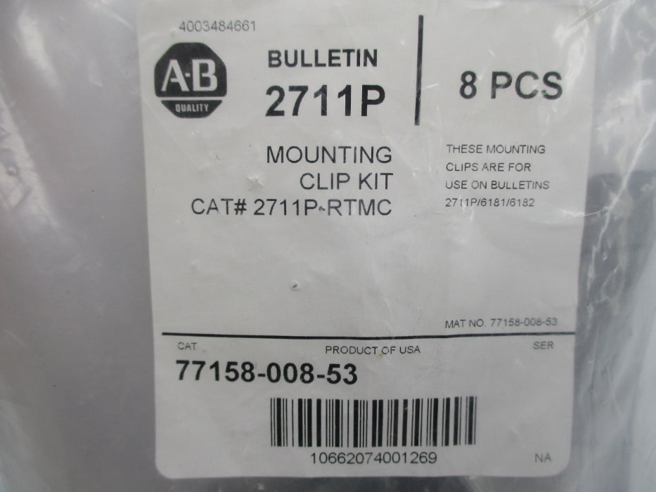 INDUSTRIAL SPARE PART 77158-008-53 (PKG OF 8) NSMP