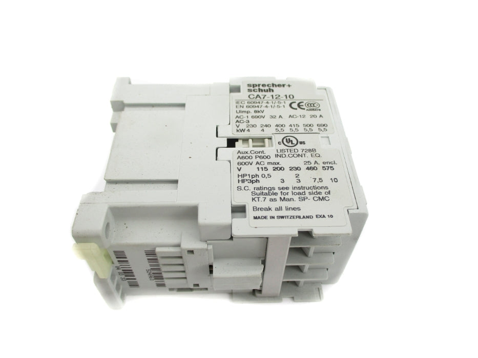 SPRECHNER+SCHUH CA7-12-10 110/120V NSMP