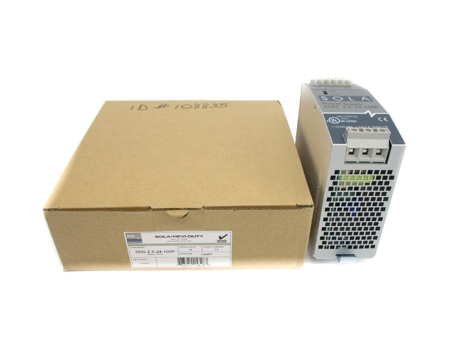 SOLA SDN2.5-24-100P 115/230VAC 1.3-0.7A NSMP