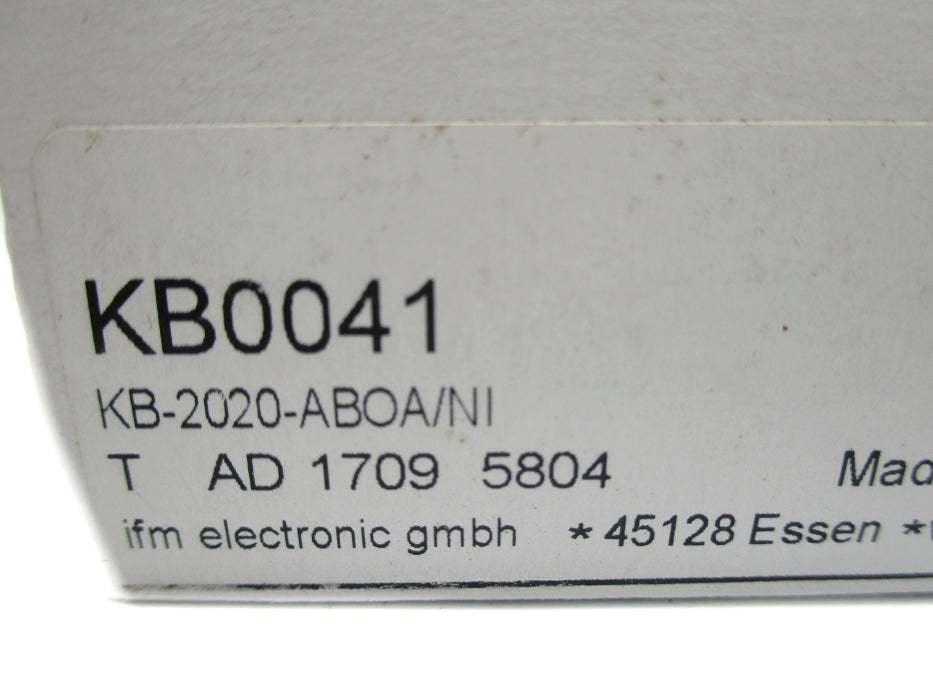 IFM EFECTOR KB-2020-ABOA/NI KB0041 NSMP