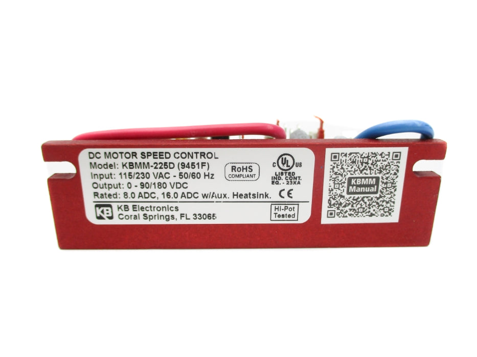 KB ELECTRONICS KBMM-225D 9451F 115/130VAC NSMP