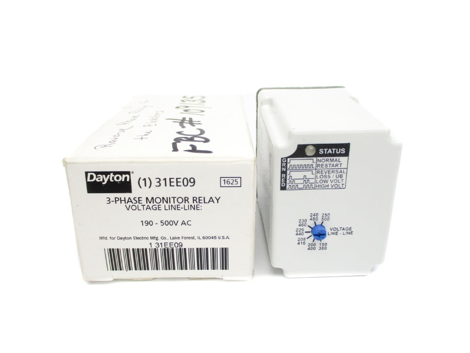DAYTON 31EE09 190-500VAC 10A NSMP