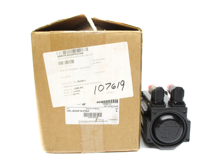 ALLEN BRADLEY MPL-B330P-MJ72AA SER. A 480VAC 6.1A NSMP