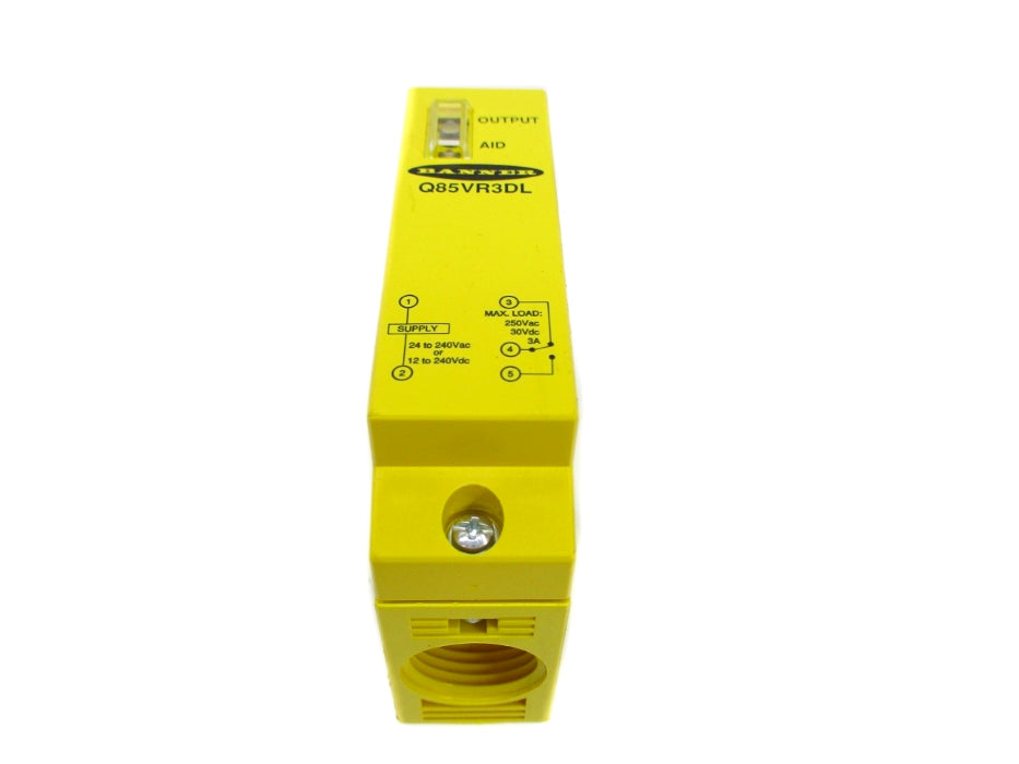 BANNER ENGINEERING Q85VR3DL 250VAC 3A NSNP