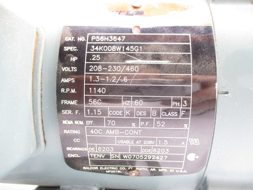 RELIANCE ELECTRIC P56H3647 UNMP